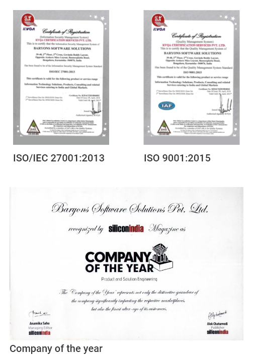 Certificates 1